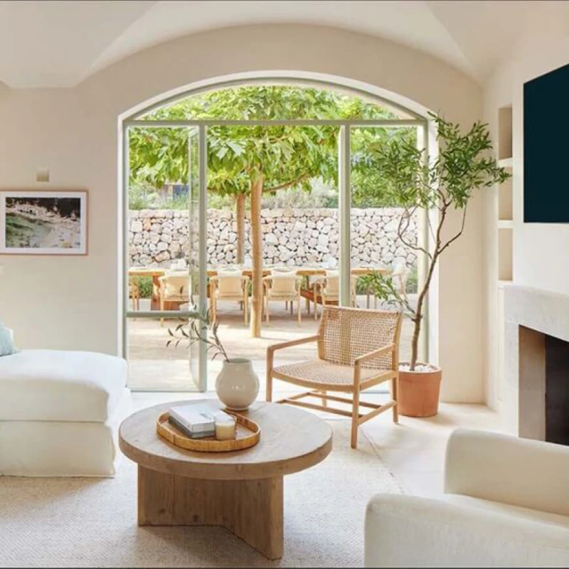 Interior shot of a villa